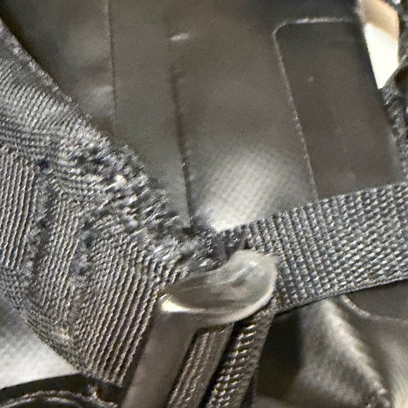 Filson Black Roll-Top Backpack with ExxonMobil Logo - Picture 6 of 12